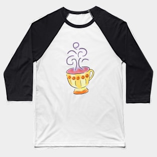 Hazy Tea Cup Baseball T-Shirt